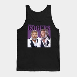 Kenny Rogers // 80s Vintage Purple Style // Tank Top